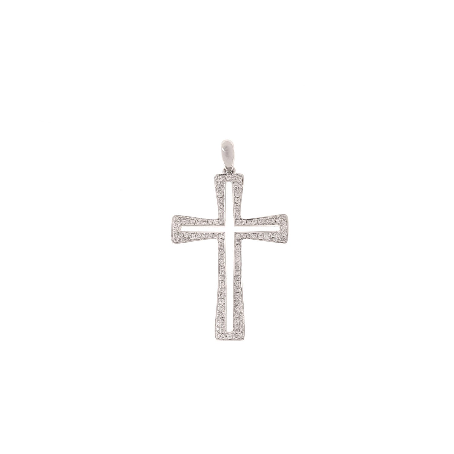 Diamond Cross. Gold and diamond cross. Cross for christening. Cross for baptism. Fine jewellery. Anatol jewellery. Χρυσά κοσμήματα. Κοσμήματα Κηφισιά. Σταυρός χρυσός. Σταυρός με διαμάντια. Βαφτιστικός σταυρός. Σταυρός για βάφτιση.  Σταυρός με μπριγιάν.