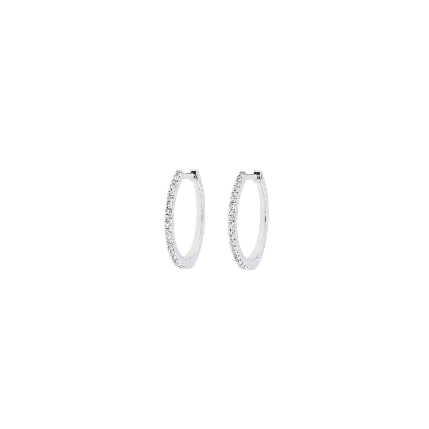 Diamond Hoop Earring