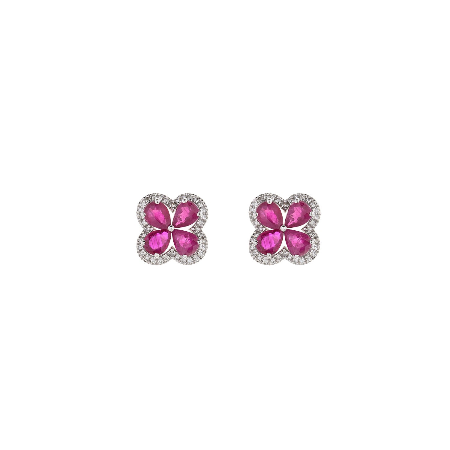 Ruby Earring. Earrings. 18K gold earring. White Gold, yellow gold, rose gold. Perfect Gift. Earring gift. Fine jewelry. Anatol. Kifissia. Golden Hall. Σκουλαρίκι χρυσό. Σκουλαρίκι  με ρουμπίνι. Σκουλαρίκι τρυπιτό. Σκουλαρίκι με ρουμπνι. Σκουλαρίκι με διαμάντια. Athens.
