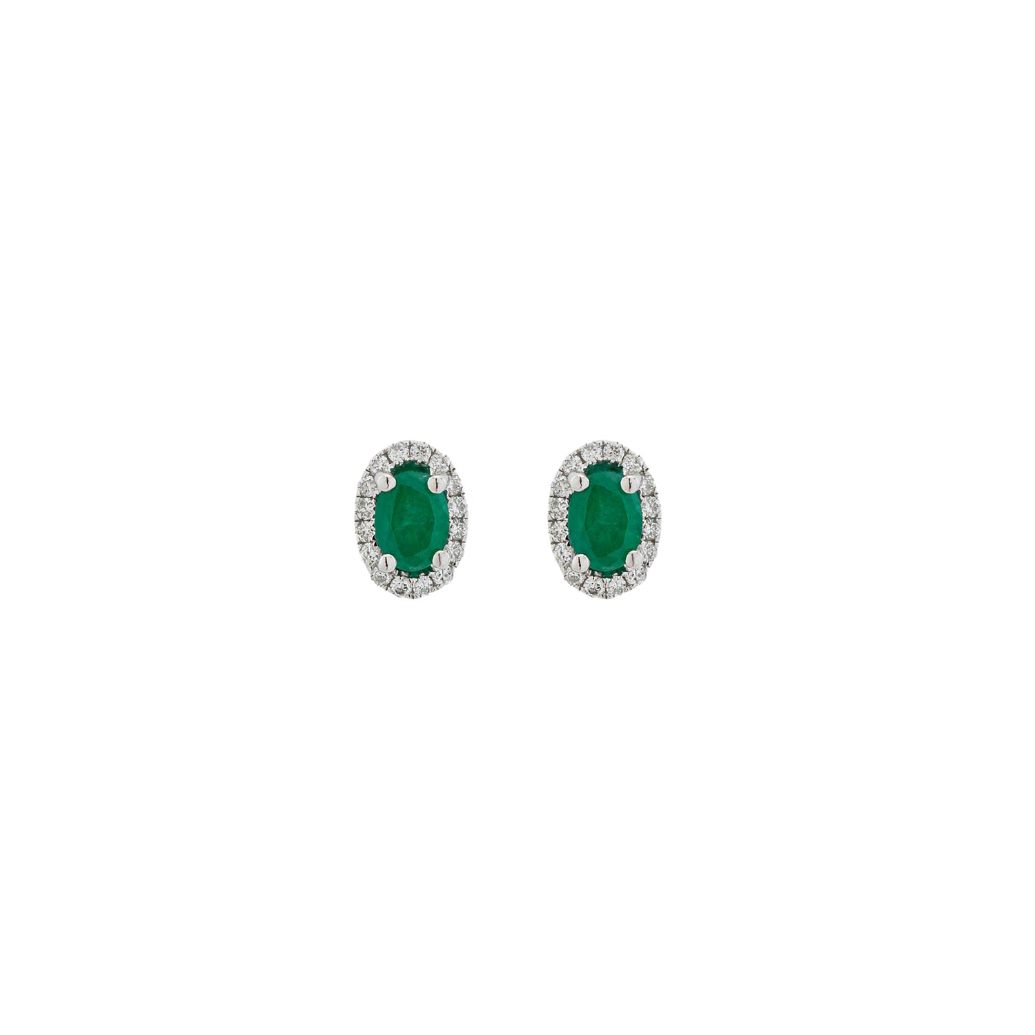 Emerald Earring. Gold and diamond earrings. Anatol. Evan Anatol. Golden Hall. Stud earring.