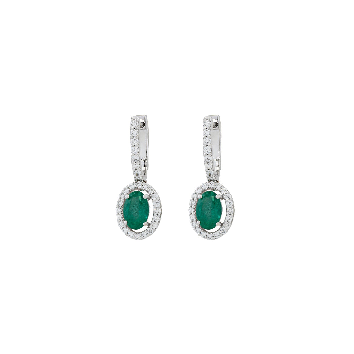 Emerald Earring. Gold and diamond earrings. Anatol. Evan Anatol. Golden Hall. Stud earring.