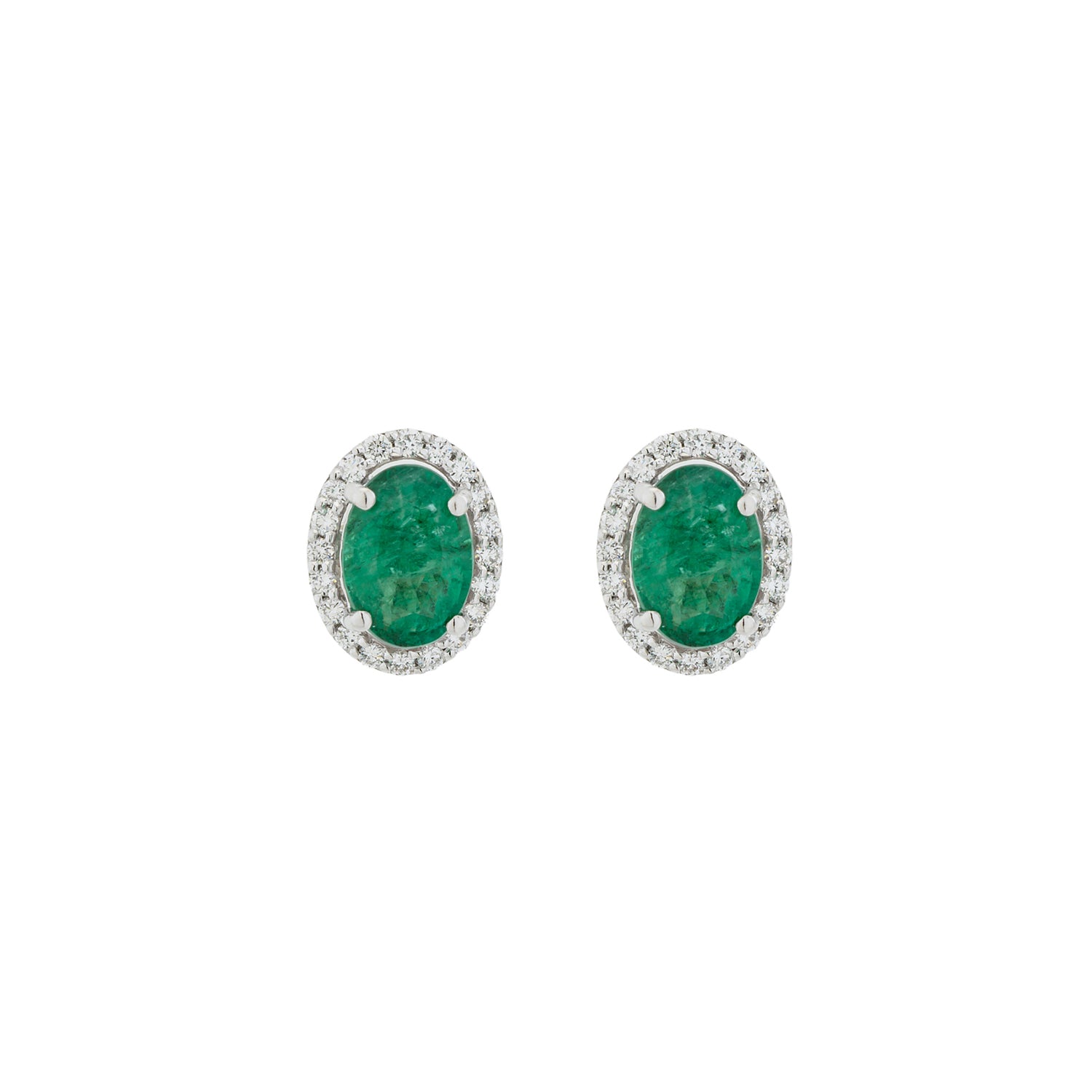 Emerald Earring. Gold and diamond earrings. Anatol. Evan Anatol. Golden Hall. Stud earring.
