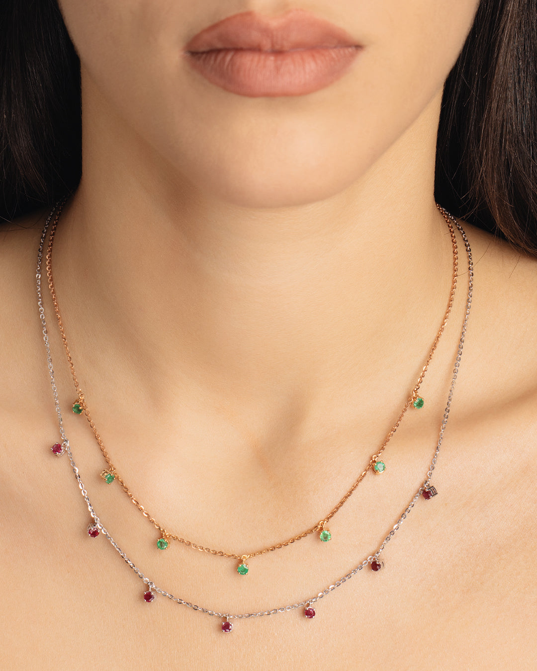 Emerald Drops Necklace