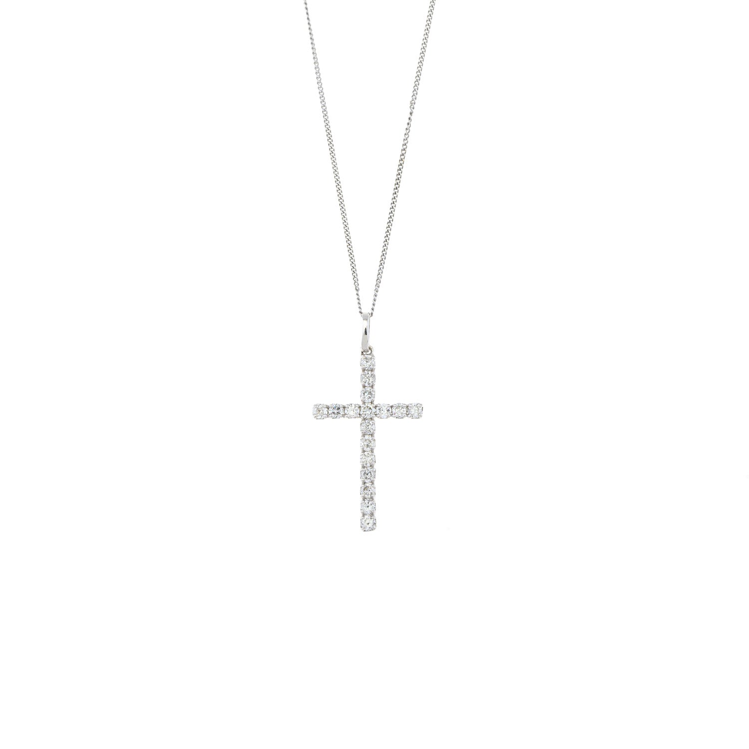 Diamond Cross. Gold and diamond cross. Cross for christening. Cross for baptism. Fine jewellery. Anatol jewellery. Χρυσά κοσμήματα. Κοσμήματα Κηφισιά. Σταυρός χρυσός. Σταυρός με διαμάντια. Βαφτιστικός σταυρός. Σταυρός για βάφτιση.  Σταυρός με μπριγιάν.