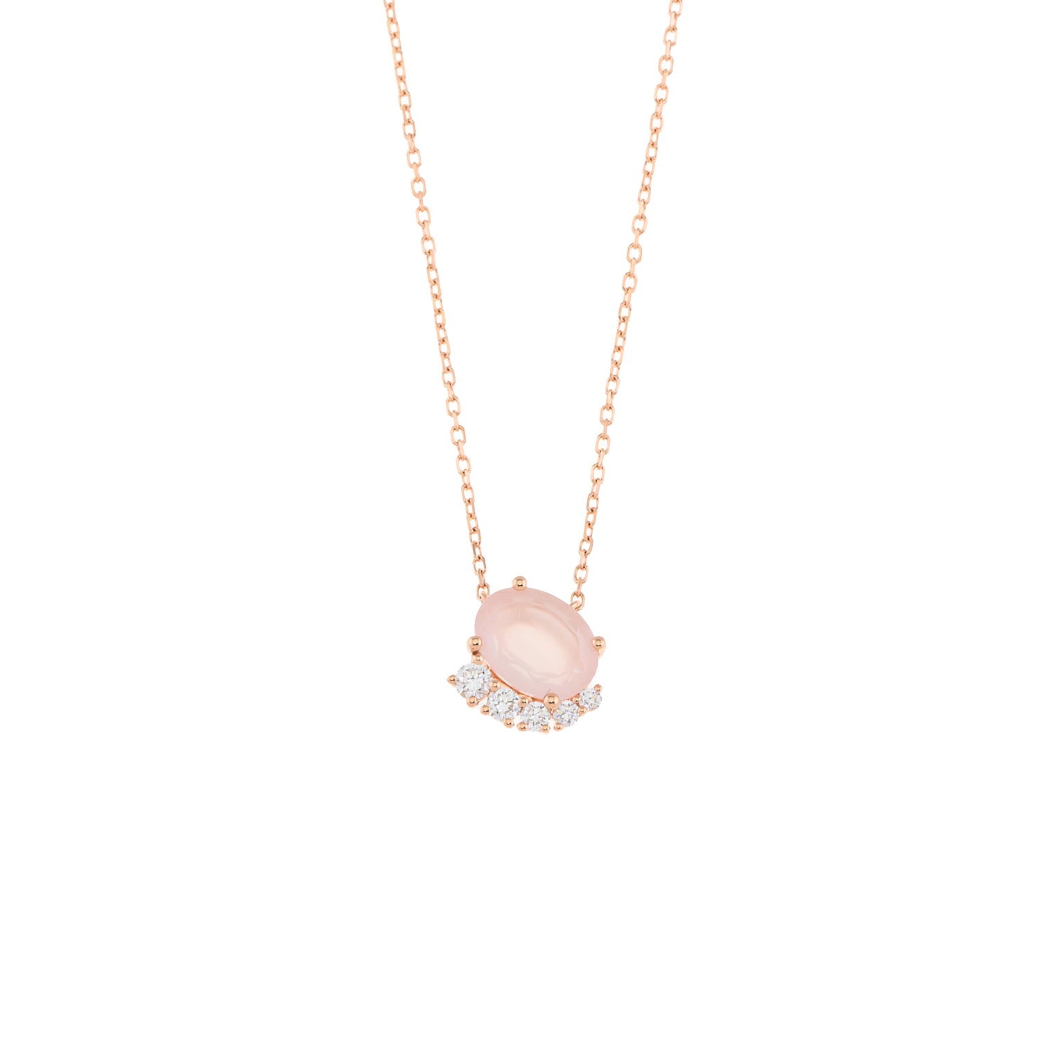Fine Jewelry Necklace. Diamond Necklace. Golden Hall. Χρυσά κοσμήματα. Κοσμήματα Κηφισιά. Κολιέ με διαμάντια. Κολιέ με μπριγιάν. Ακριβό Κολιέ. Χρυσό Κολιέ. Pink Quartz Necklace.