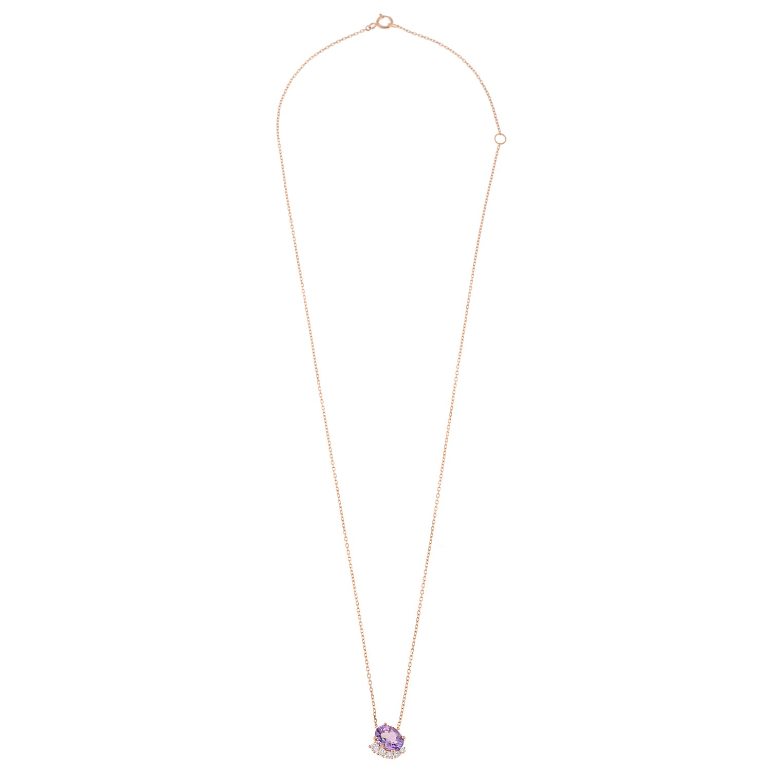 Fine Jewelry Necklace. Diamond Necklace. Golden Hall. Χρυσά κοσμήματα. Κοσμήματα Κηφισιά. Κολιέ με διαμάντια. Κολιέ με μπριγιάν. Ακριβό Κολιέ. Χρυσό Κολιέ. Amethyst Necklace.