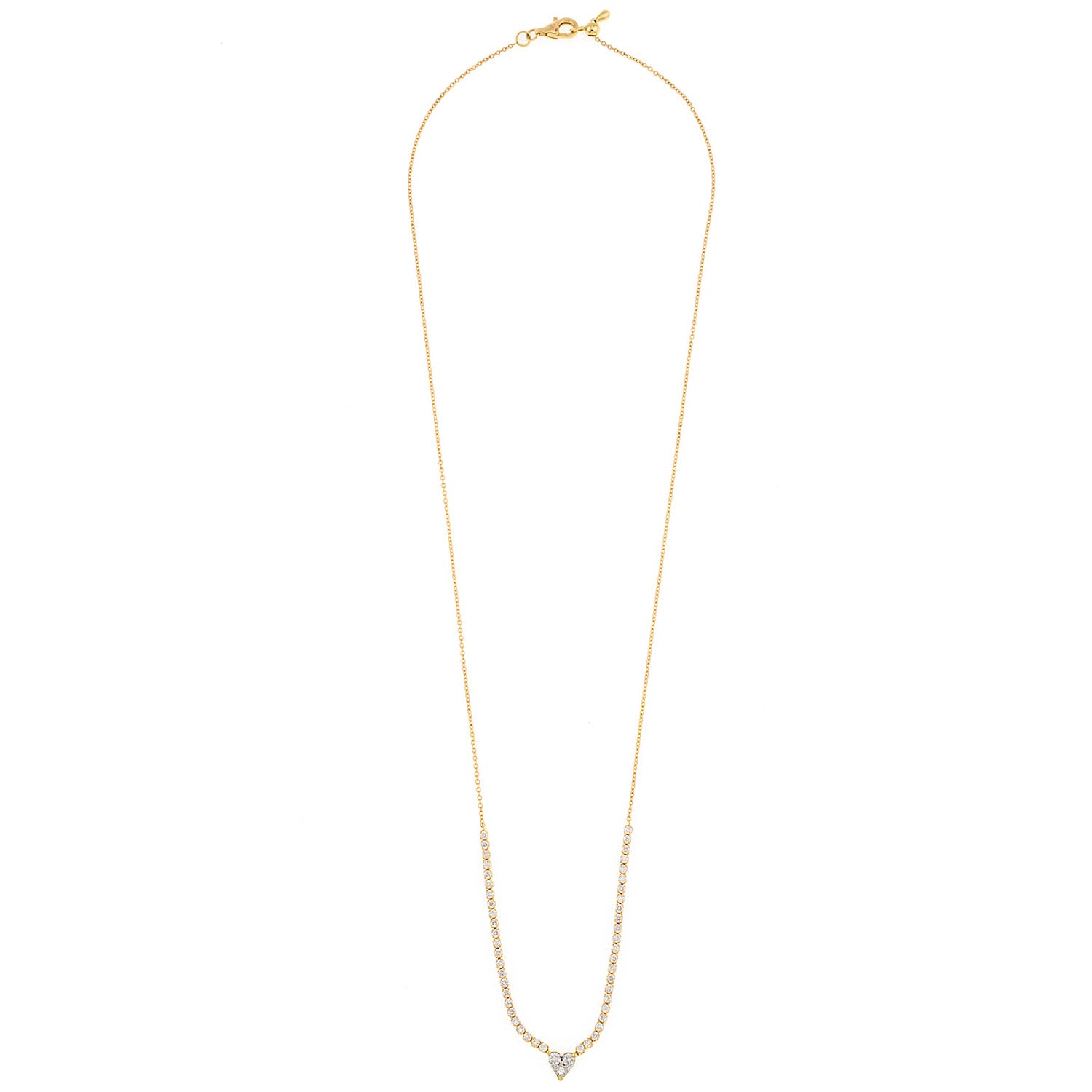 Gold and diamond bar necklace. Bar necklace. Diamond Necklace. Diamond Bar. Necklace. Fine Jewellery. Golden Hall. Greece. Athens. Χρυσή μπαρέτα. Διαμαντένια μπαρέτα. Χρυσό κολιέ. Κολιέ με διαμάντια. Diamond heart necklace. Wedding necklace. Heart. Love necklace.