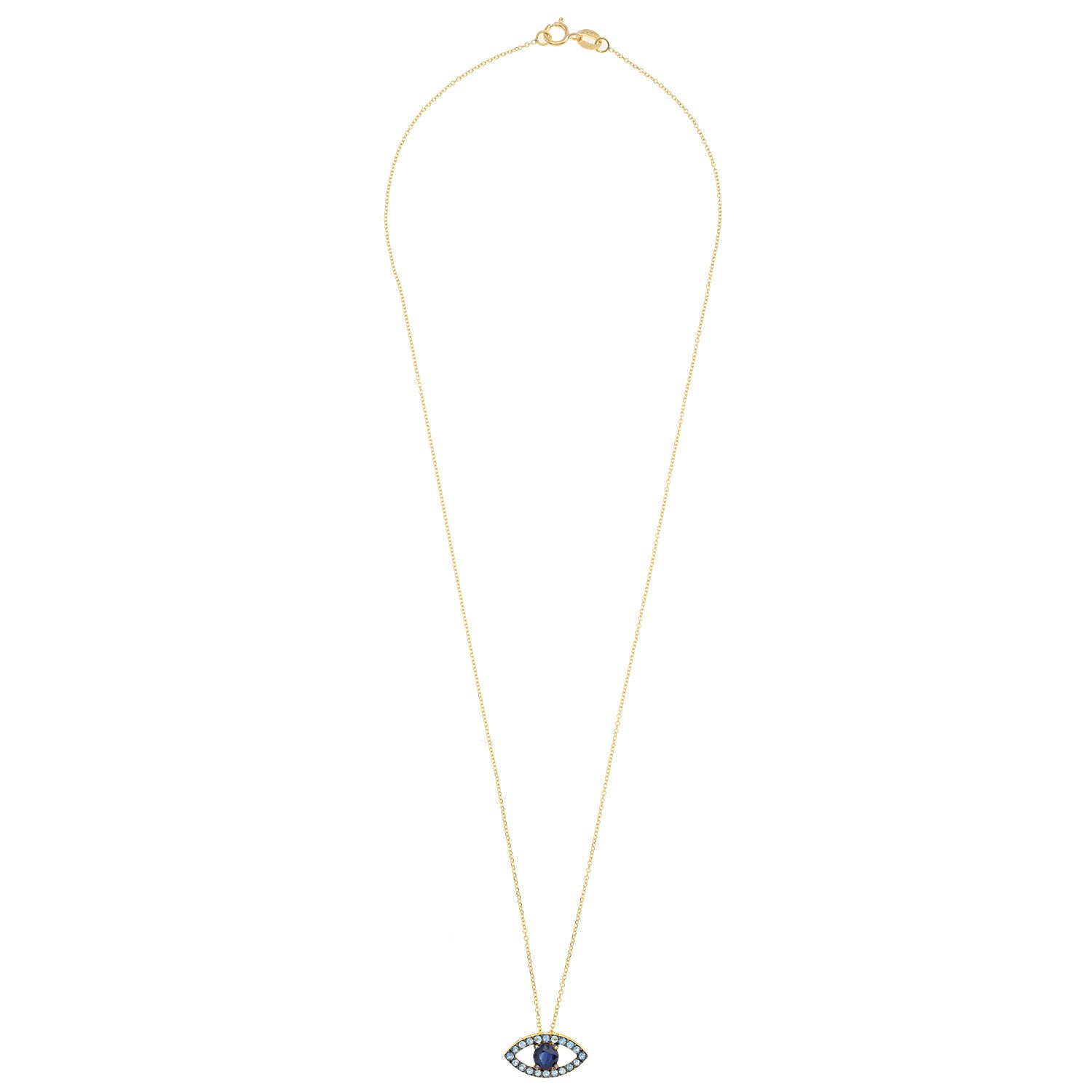 Aqua Eye Necklace