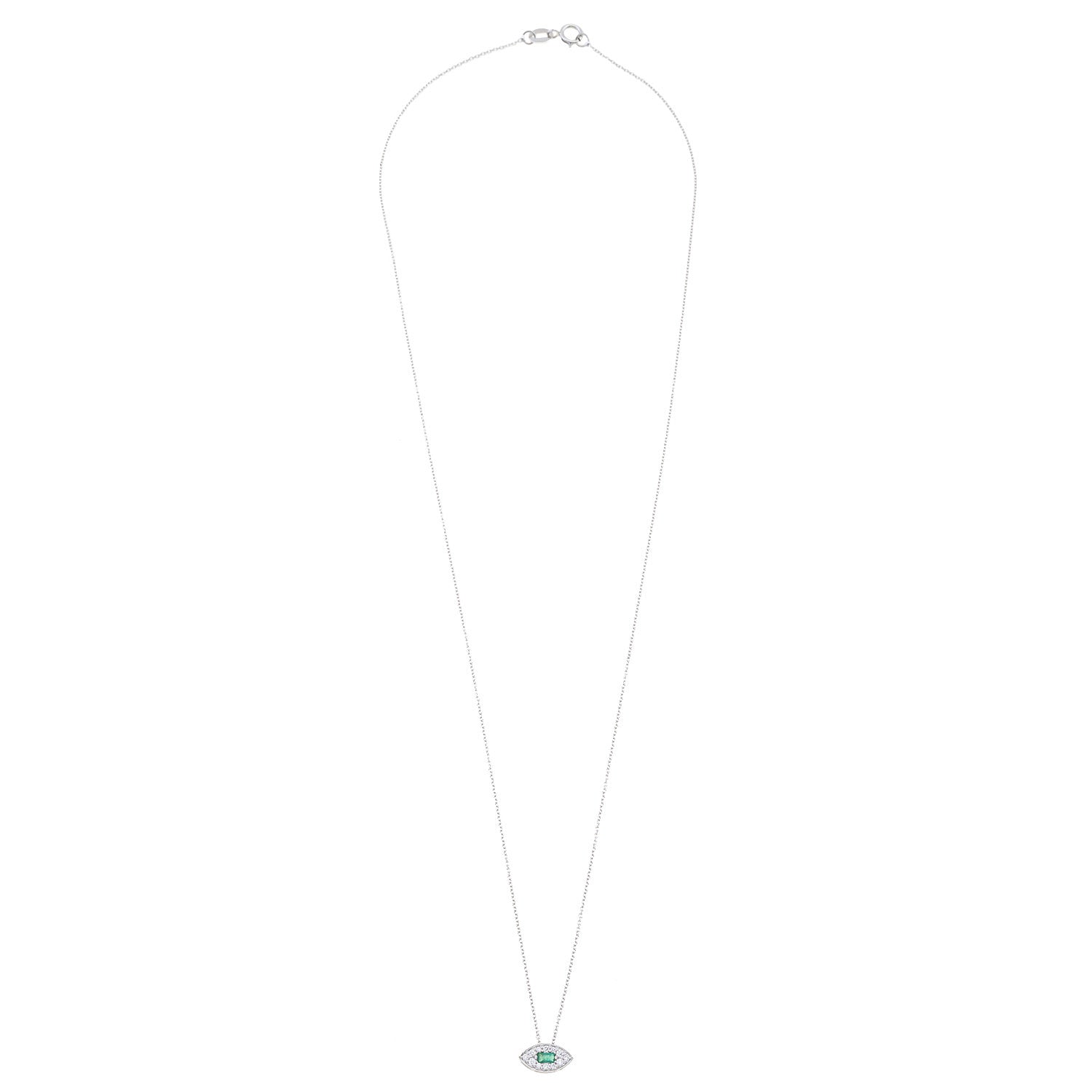 Green Dash Eye Necklace