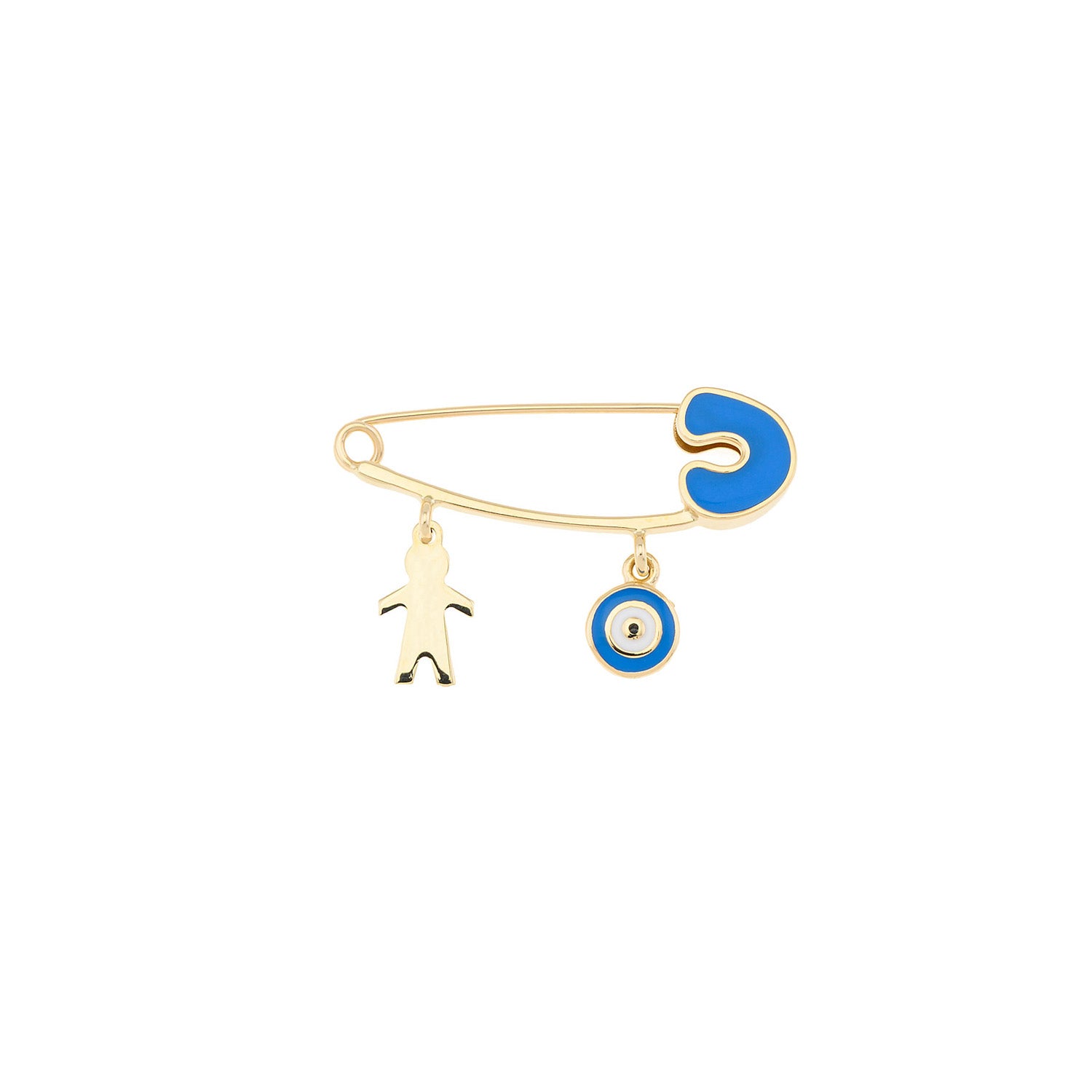 Evil Eye and Boy Pin