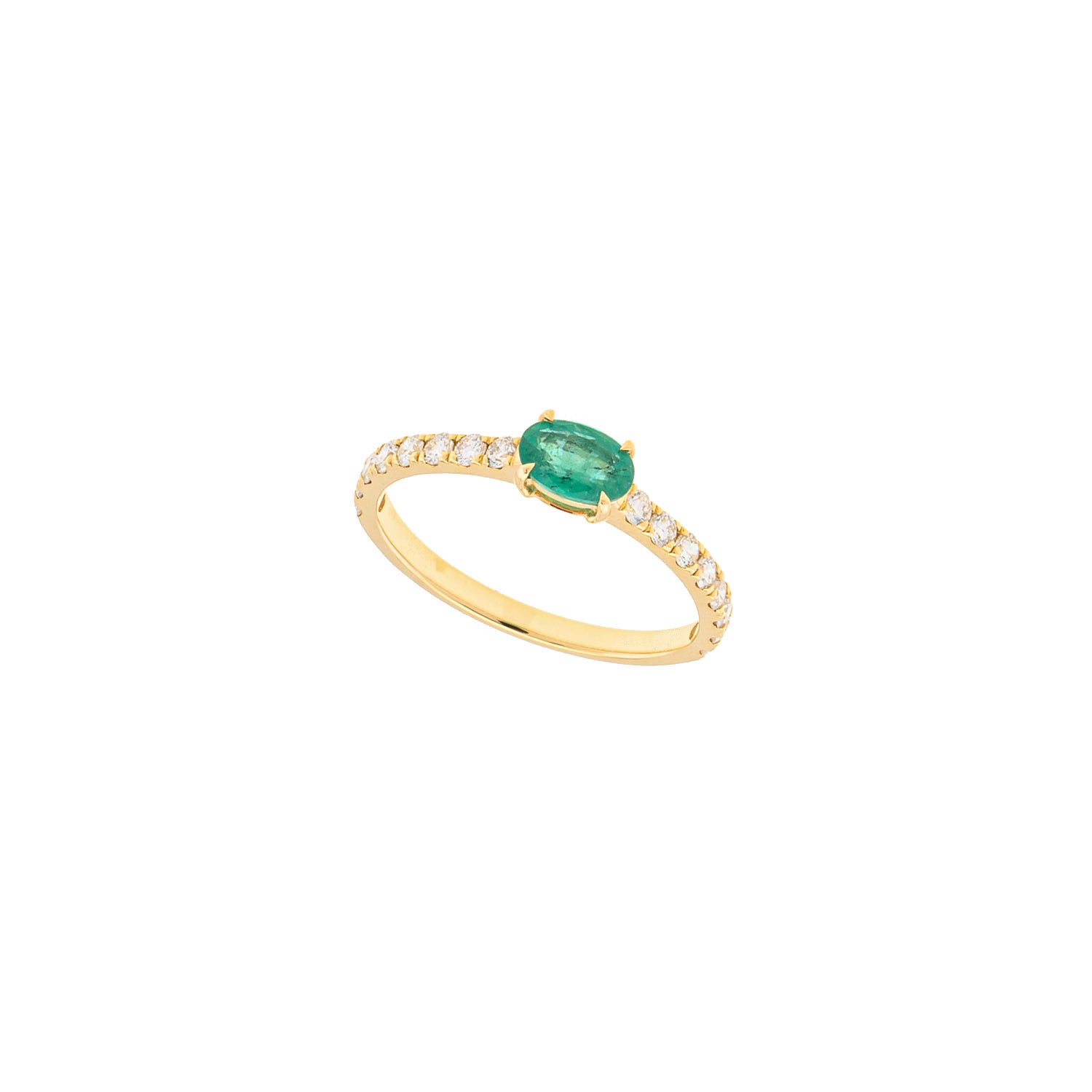 Oval Emerald Ring