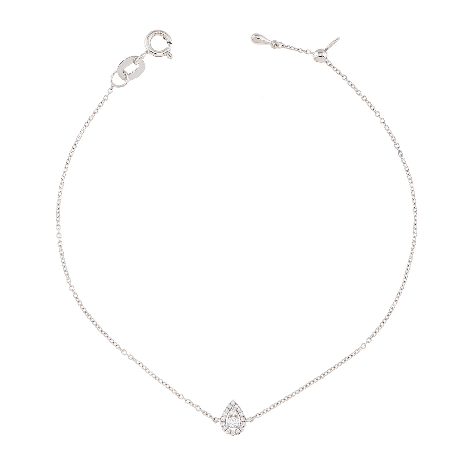 Pear Diamond Bracelet
