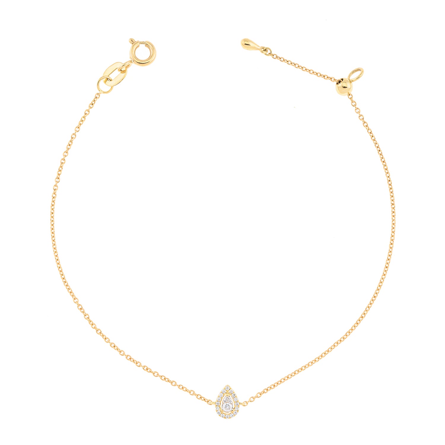 Pear Diamond Bracelet