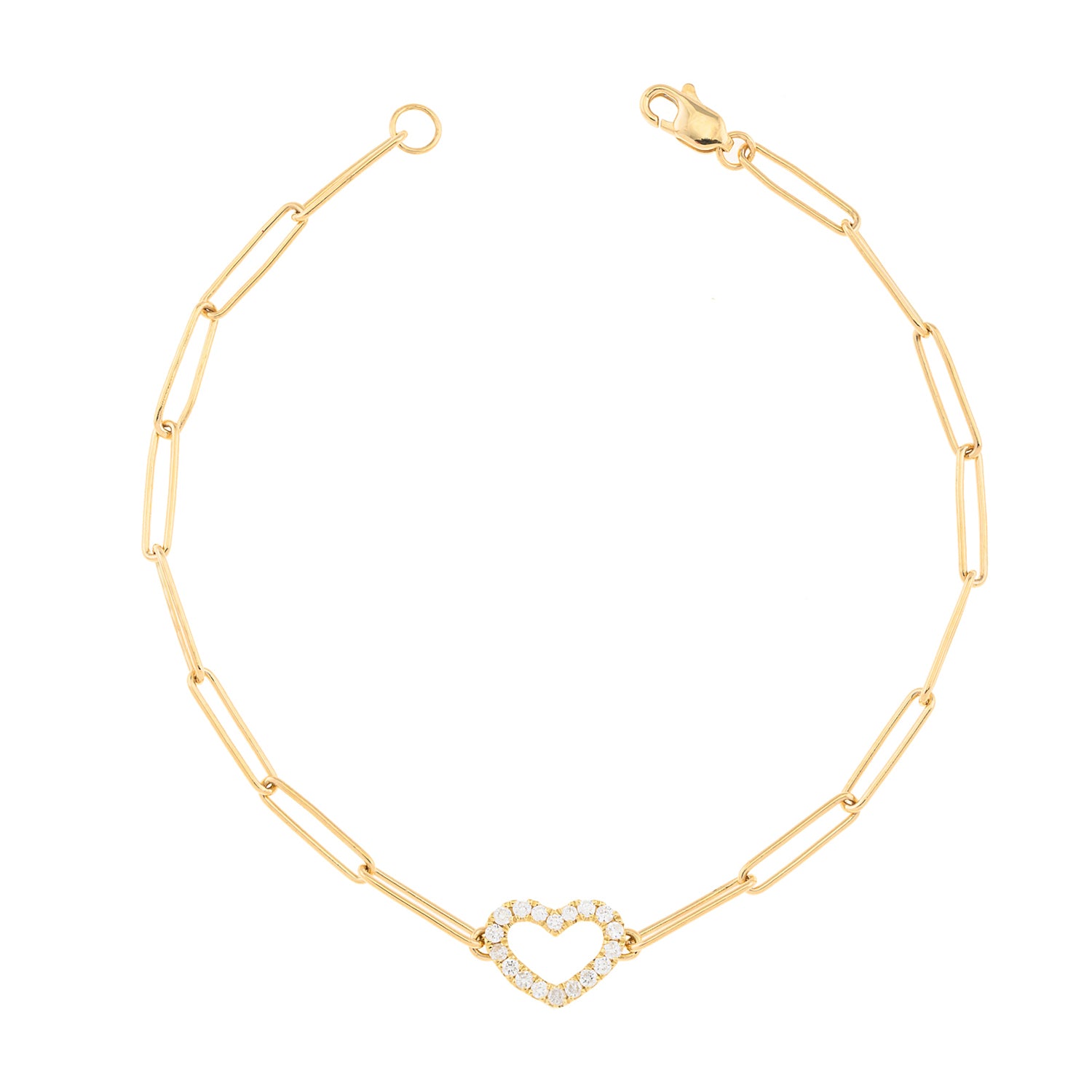 Heart on Chains Bracelet