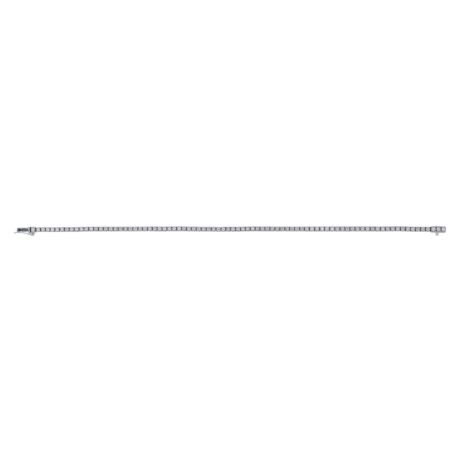 White Diamond Tennis Bracelet