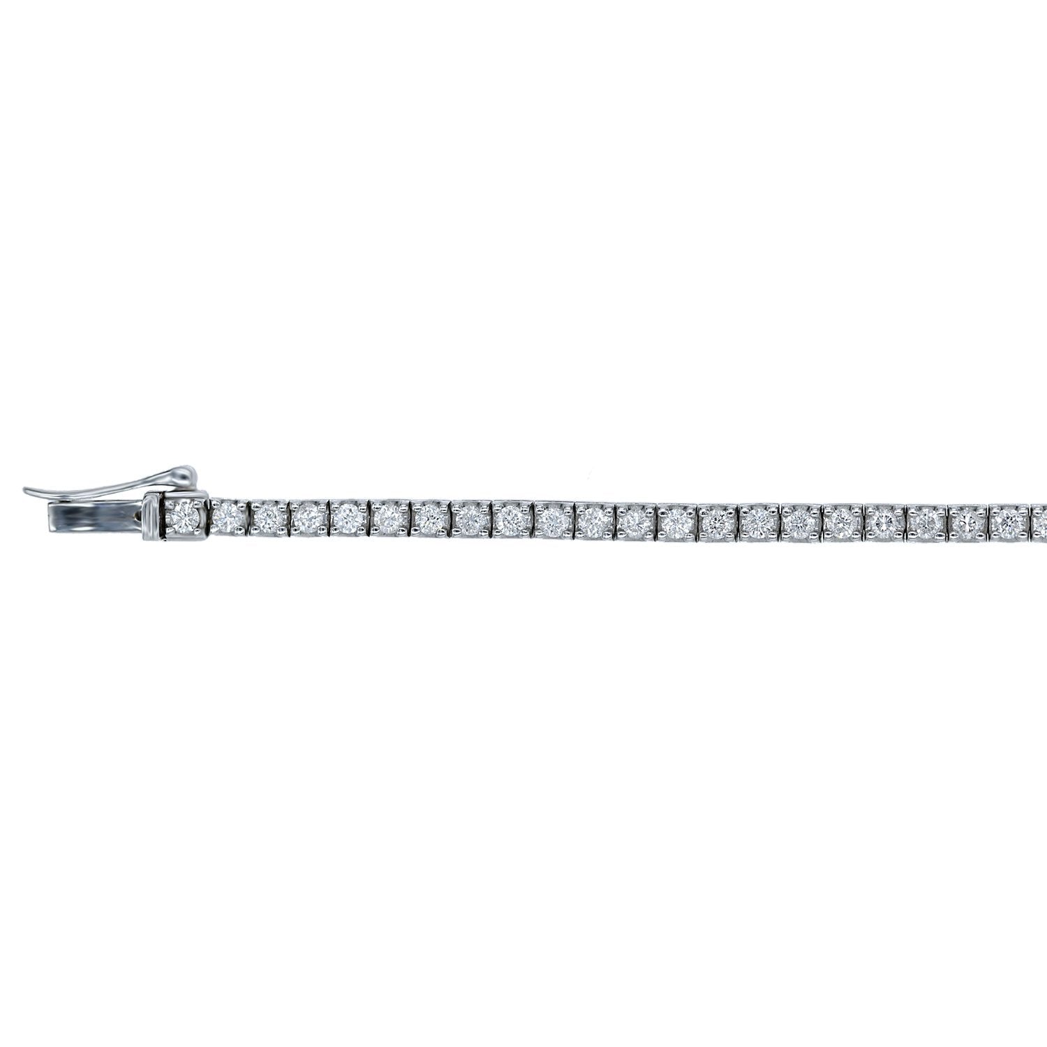White Diamond Tennis Bracelet