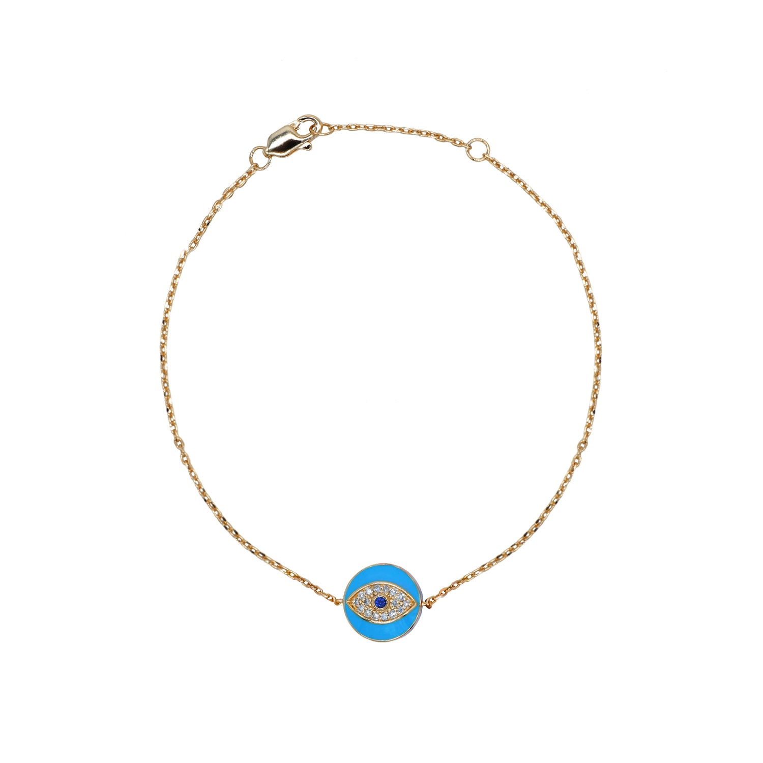 Enamel Boule Eye Bracelet