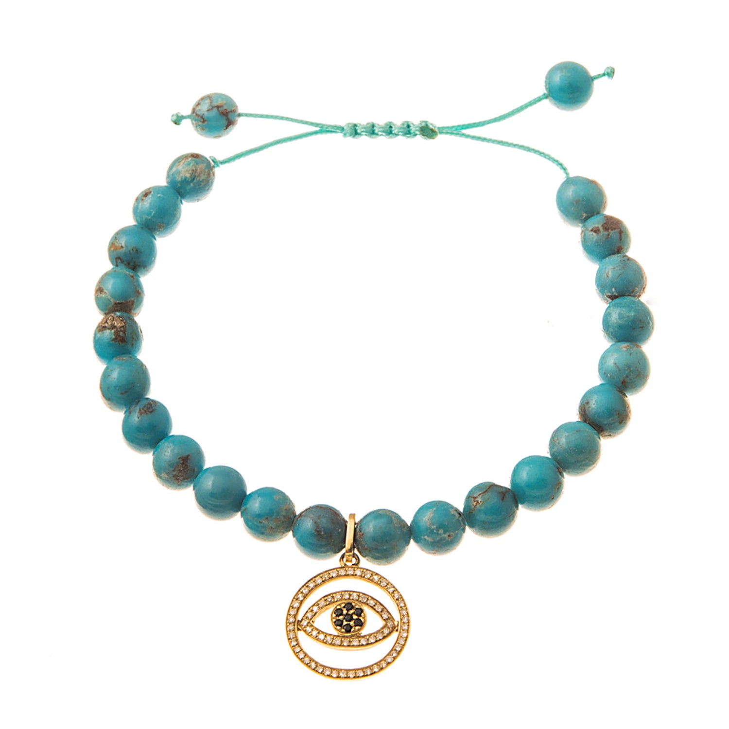 Evil Eye Howlite Bracelet