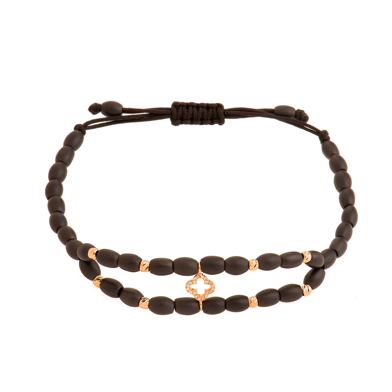 Gold and Diamond Ceramic Bracelet