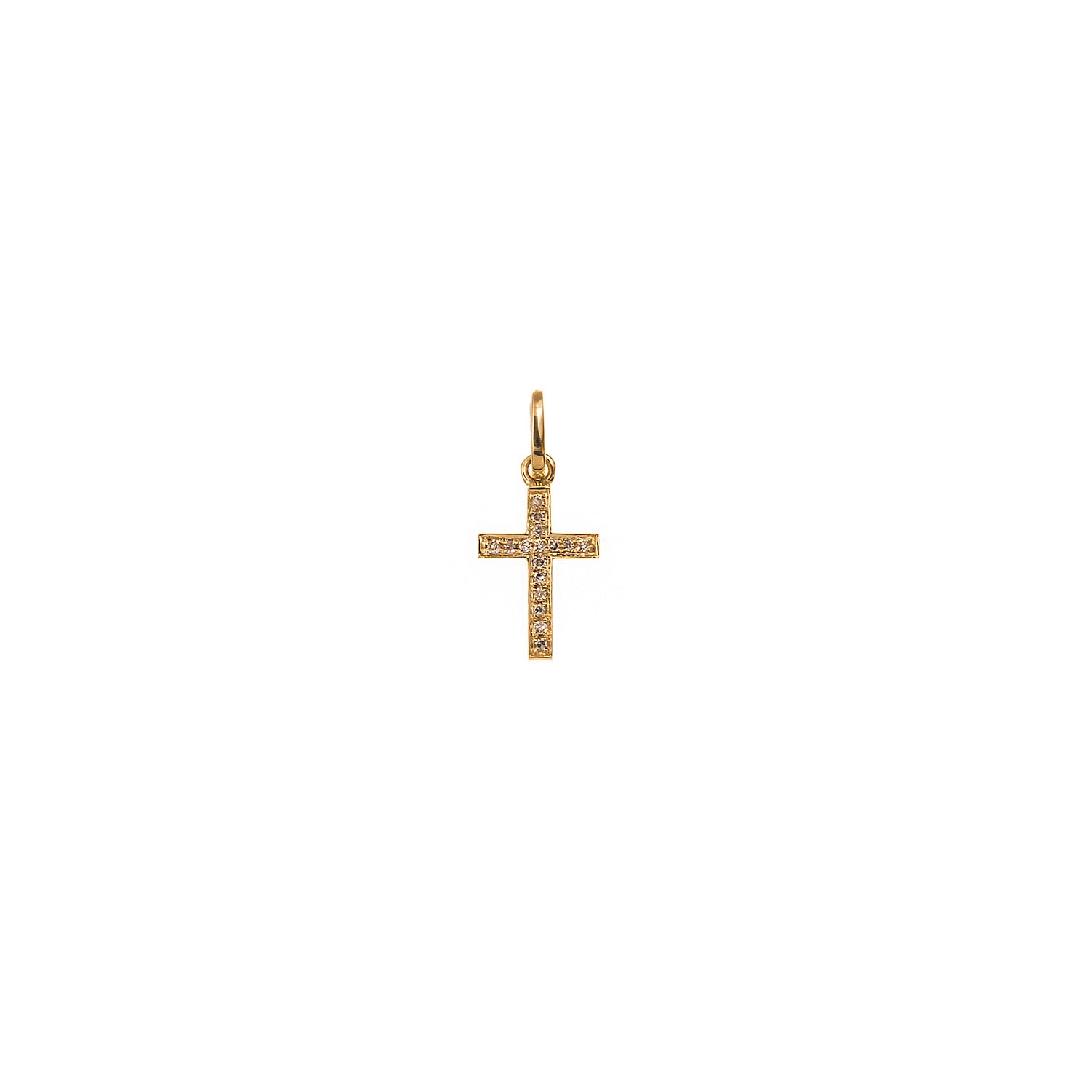 Diamond Cross. Gold and diamond cross. Cross for christening. Cross for baptism. Fine jewellery. Anatol jewellery. Χρυσά κοσμήματα. Κοσμήματα Κηφισιά. Σταυρός χρυσός. Σταυρός με διαμάντια. Βαφτιστικός σταυρός. Σταυρός για βάφτιση.  Σταυρός με μπριγιάν.