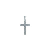 Diamond Cross. Gold and diamond cross. Cross for christening. Cross for baptism. Fine jewellery. Anatol jewellery. Χρυσά κοσμήματα. Κοσμήματα Κηφισιά. Σταυρός χρυσός. Σταυρός με διαμάντια. Βαφτιστικός σταυρός. Σταυρός για βάφτιση.  Σταυρός με μπριγιάν.