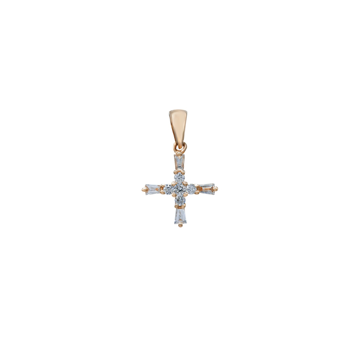 Diamond Cross. Gold and diamond cross. Cross for christening. Cross for baptism. Fine jewellery. Anatol jewellery. Χρυσά κοσμήματα. Κοσμήματα Κηφισιά. Σταυρός χρυσός. Σταυρός με διαμάντια. Βαφτιστικός σταυρός. Σταυρός για βάφτιση.  Σταυρός με μπριγιάν.