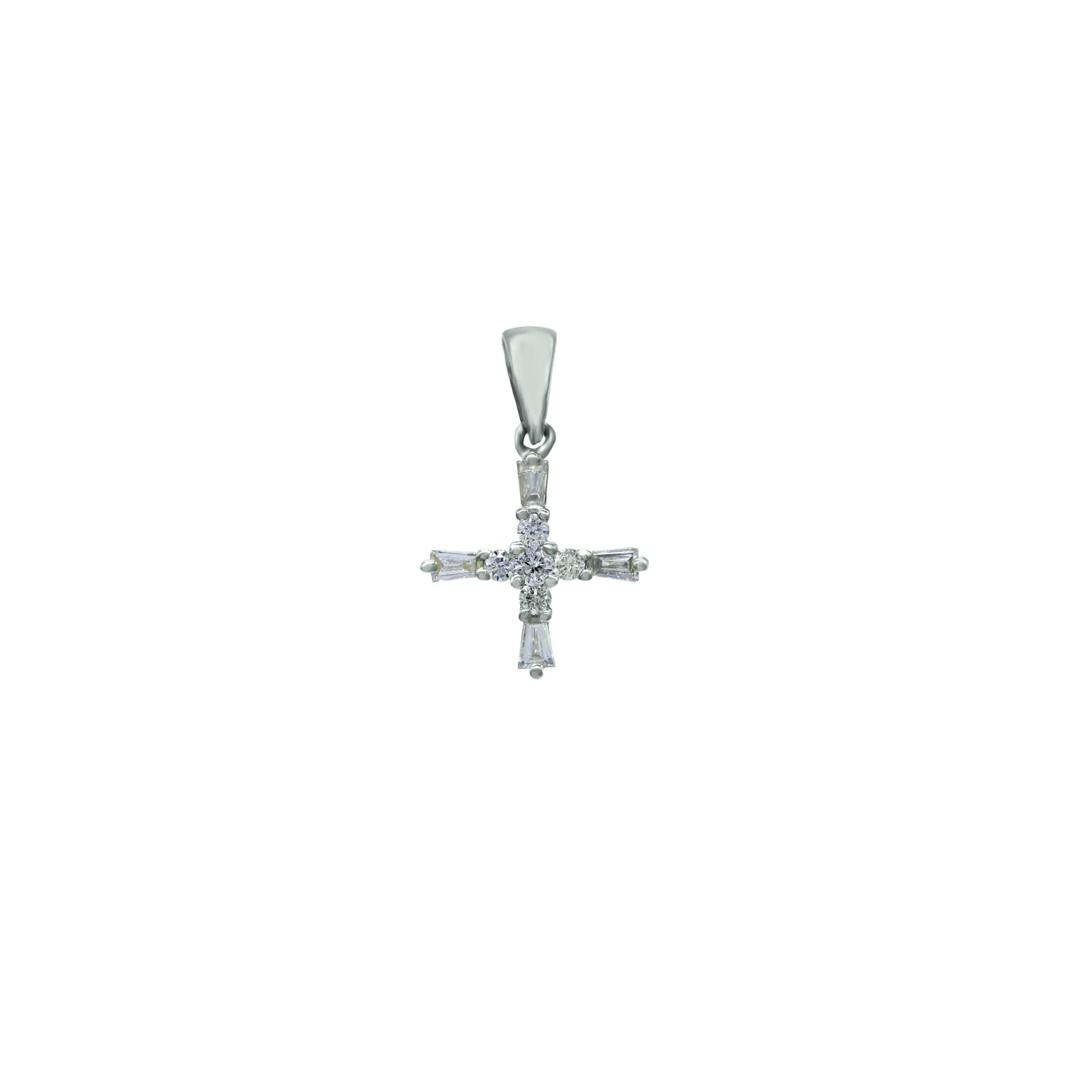 Diamond Cross. Gold and diamond cross. Cross for christening. Cross for baptism. Fine jewellery. Anatol jewellery. Χρυσά κοσμήματα. Κοσμήματα Κηφισιά. Σταυρός χρυσός. Σταυρός με διαμάντια. Βαφτιστικός σταυρός. Σταυρός για βάφτιση.  Σταυρός με μπριγιάν.
