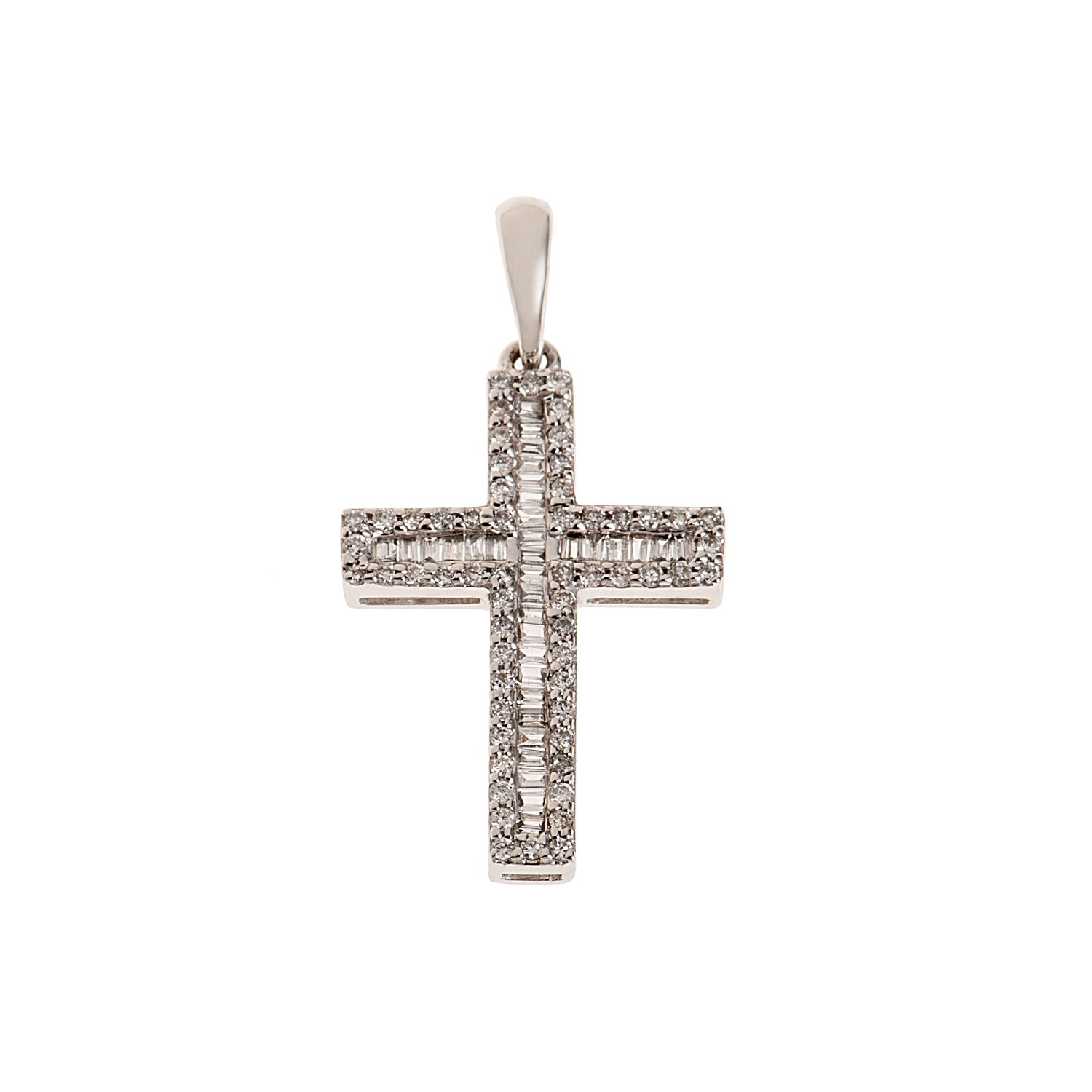 Diamond Cross. Gold and diamond cross. Cross for christening. Cross for baptism. Fine jewellery. Anatol jewellery. Χρυσά κοσμήματα. Κοσμήματα Κηφισιά. Σταυρός χρυσός. Σταυρός με διαμάντια. Βαφτιστικός σταυρός. Σταυρός για βάφτιση.  Σταυρός με μπριγιάν.
