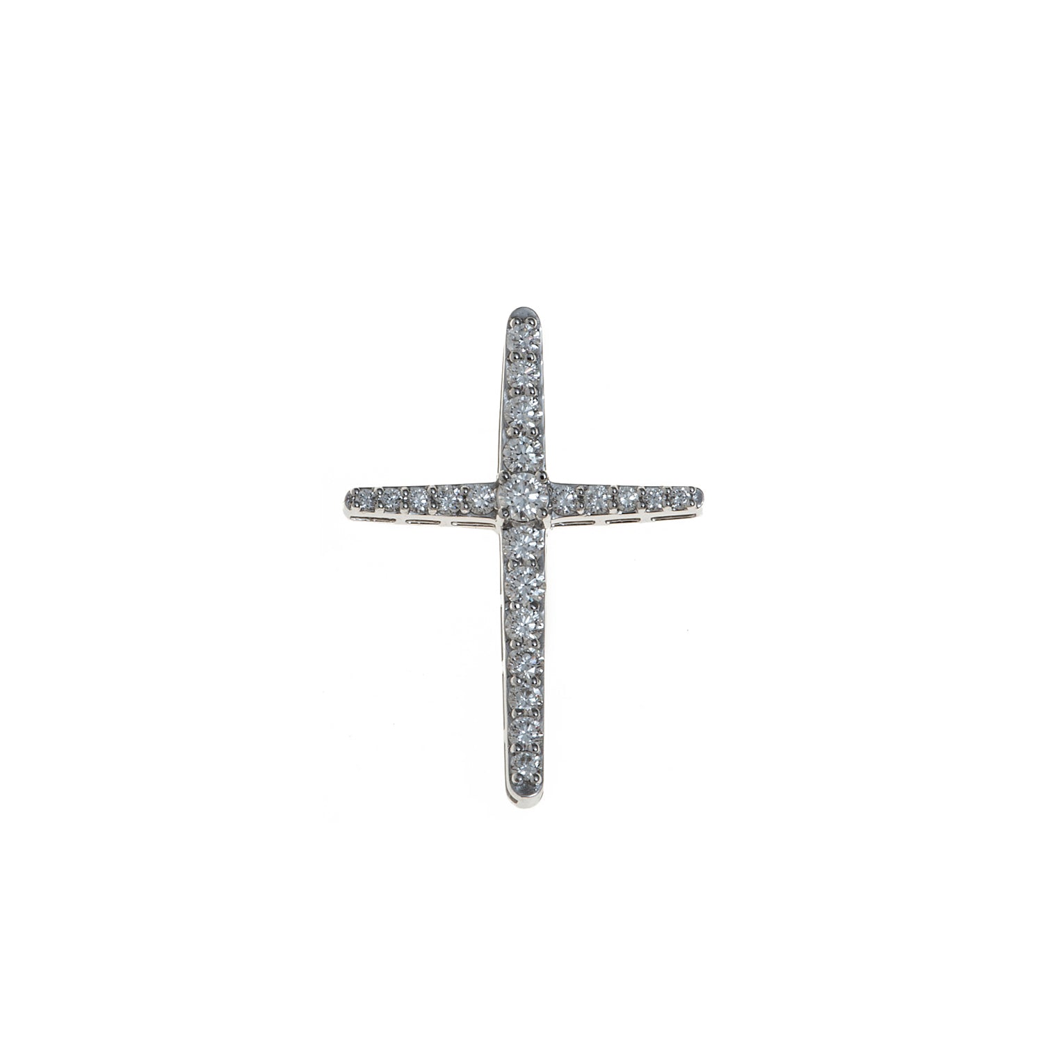 Diamond Cross. Gold and diamond cross. Cross for christening. Cross for baptism. Fine jewellery. Anatol jewellery. Χρυσά κοσμήματα. Κοσμήματα Κηφισιά. Σταυρός χρυσός. Σταυρός με διαμάντια. Βαφτιστικός σταυρός. Σταυρός για βάφτιση.  Σταυρός με μπριγιάν.