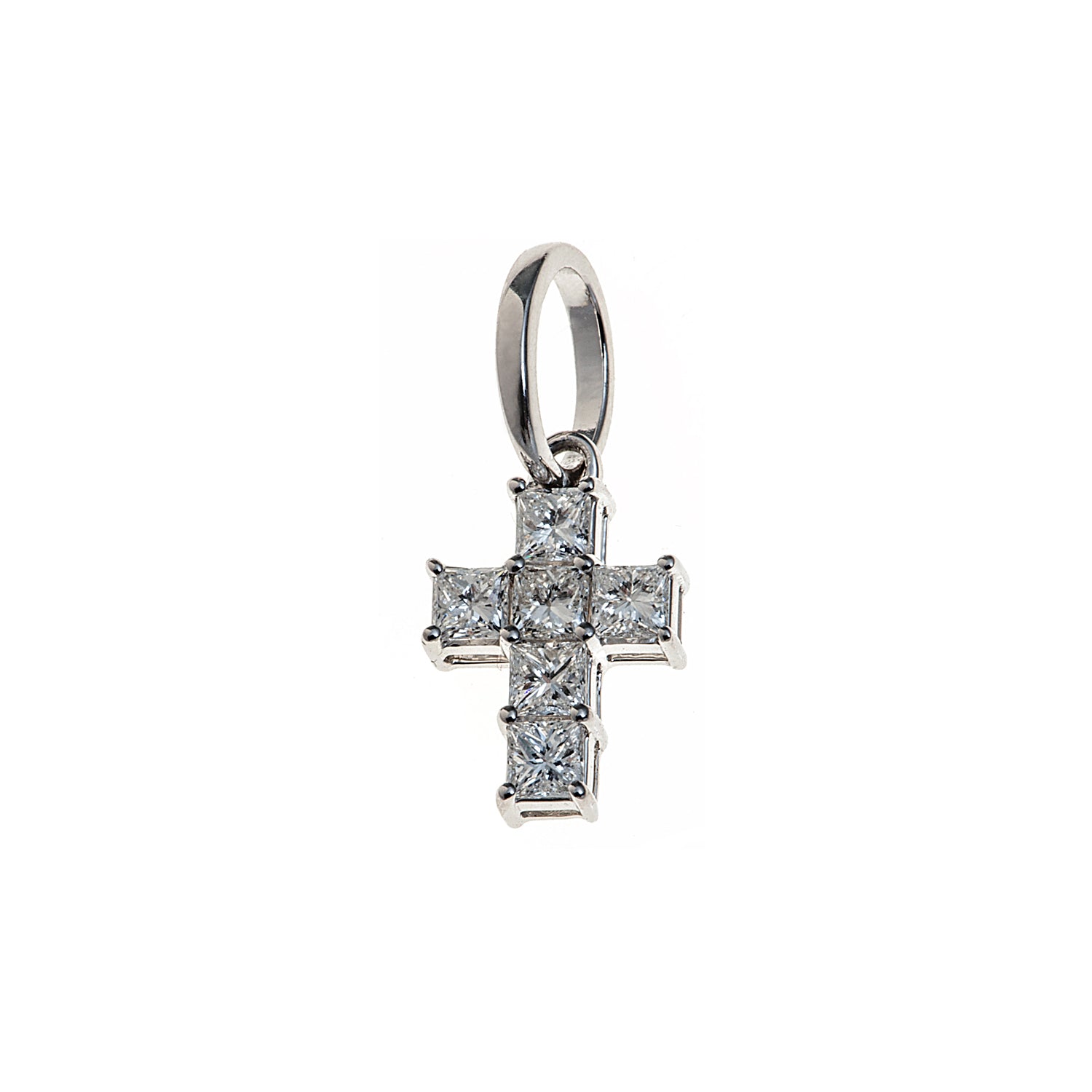 Diamond Cross. Gold and diamond cross. Cross for christening. Cross for baptism. Fine jewellery. Anatol jewellery. Χρυσά κοσμήματα. Κοσμήματα Κηφισιά. Σταυρός χρυσός. Σταυρός με διαμάντια. Βαφτιστικός σταυρός. Σταυρός για βάφτιση.  Σταυρός με μπριγιάν.