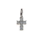 Diamond Cross. Gold and diamond cross. Cross for christening. Cross for baptism. Fine jewellery. Anatol jewellery. Χρυσά κοσμήματα. Κοσμήματα Κηφισιά. Σταυρός χρυσός. Σταυρός με διαμάντια. Βαφτιστικός σταυρός. Σταυρός για βάφτιση.  Σταυρός με μπριγιάν.
