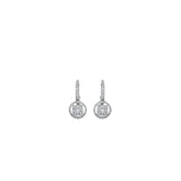 Diamond Hoop Earrings. Σκουλαρίκη Κρίκος.