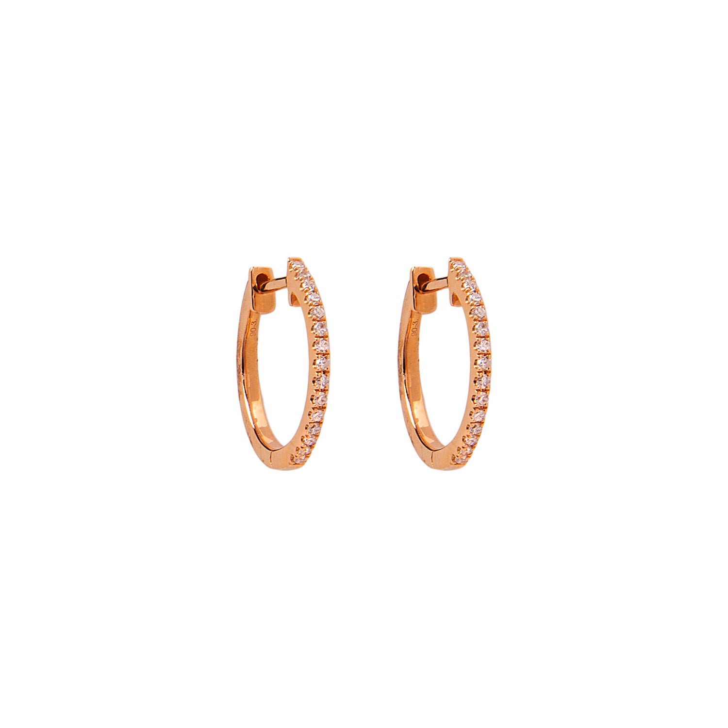 Diamond Hoop earrings. Hoop earrings. Gold hoop earrings. Gold and Diamond hoop earrings. Easy to wear hoops. Diamond hoops. Diamond earrings for gift. Χρυσοί κρίκοι. Διαμαντένιοι κρίκοι. Κρίκος με διαμάντια. Σκουλαρίκια κρίκοι. Σκουλαρίκι για δώρο. Fine jewelry. Anatol. Kifissia. Golden Hall. Athens.