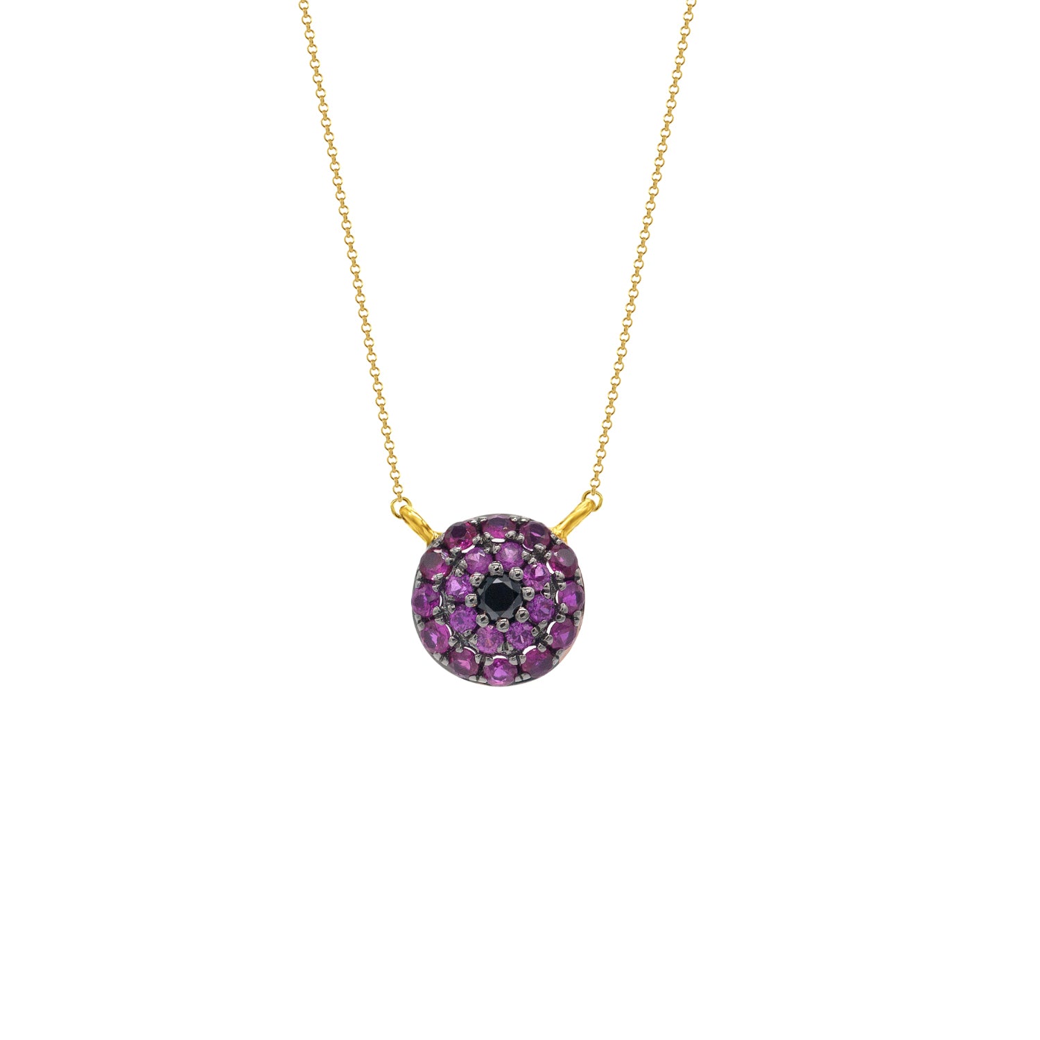 Pinkish Red Evil Eye
