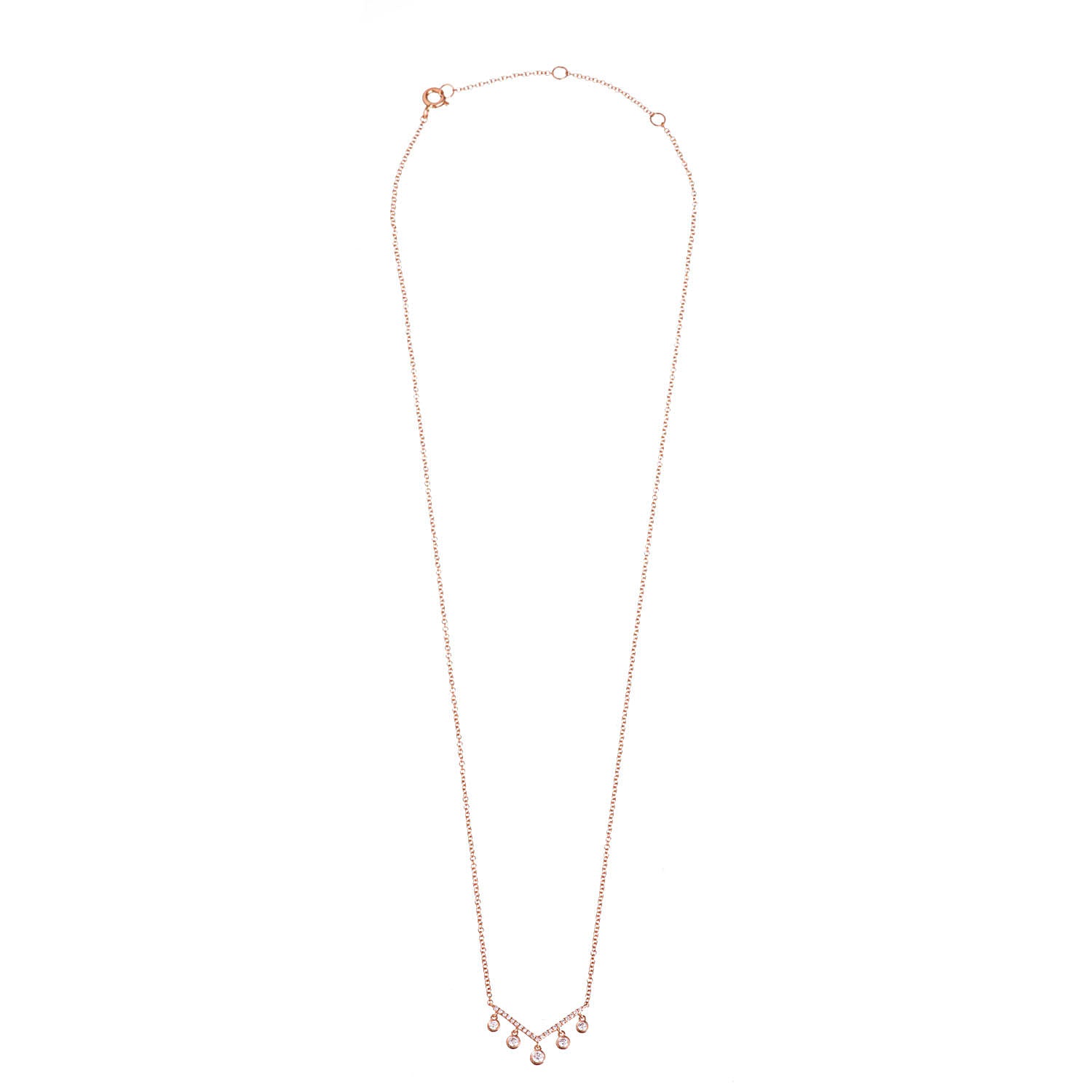 Diamond Bar Necklace