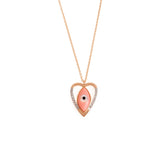 Evil eye necklace. Diamond evil eye necklace. Μάτι κολιέ.