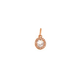 Topaz and Diamond Pendant