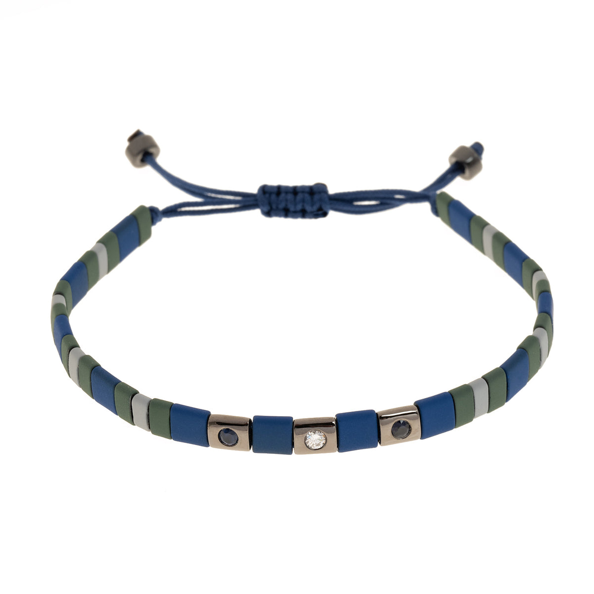 Serious Blue Hematite Bracelet