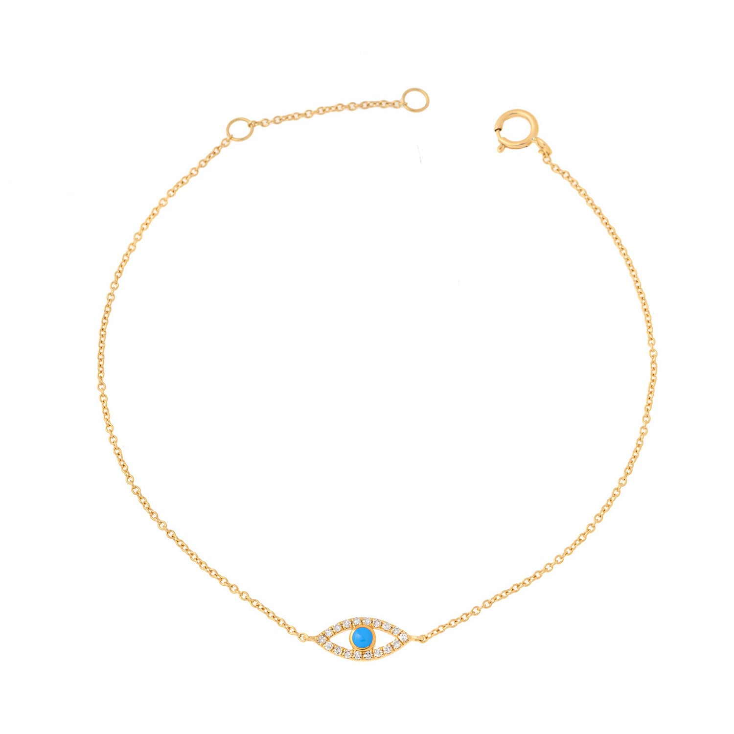 Evil eye bracelet. Diamond evil eye bracelet. Evil eye chain bracelet. Sapphire and diamond eye bracelet. Eye bracelet. Eye jewellery. Anatol jewellery. Χρυσά κοσμήματα. Κόσμημα με μάτι. Βραχιόλι με μάτι. Χρυσό μάτι με μπριγιάν. Ανατολ κοσμήματα.