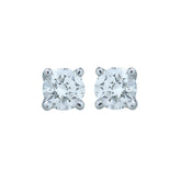 Diamond stud earring. 