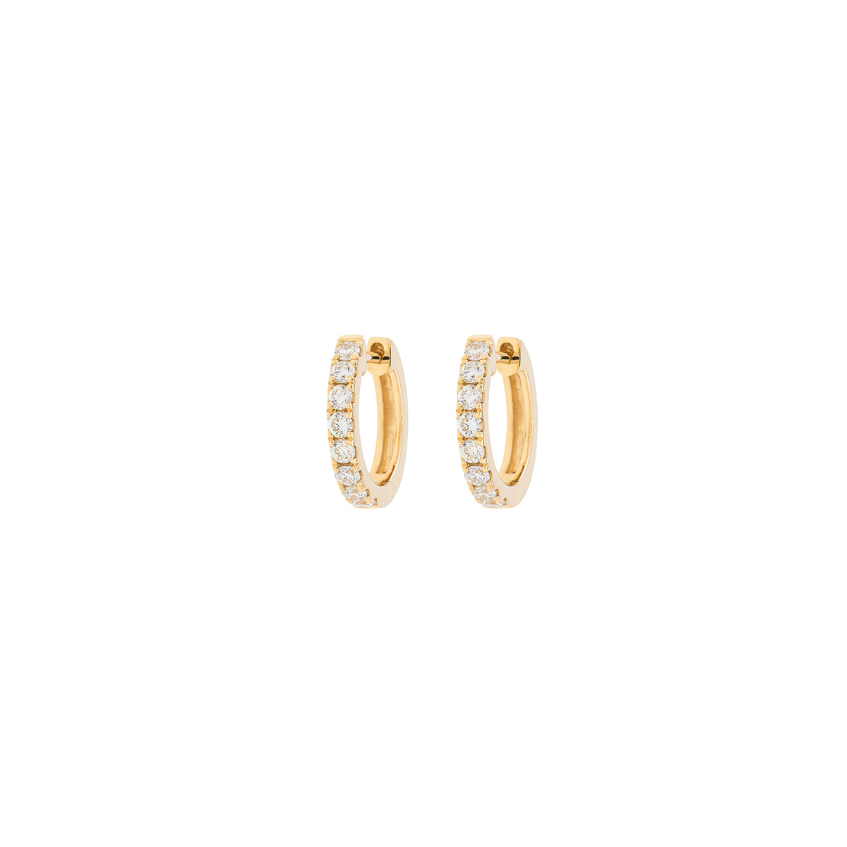Diamond Hoop Earring