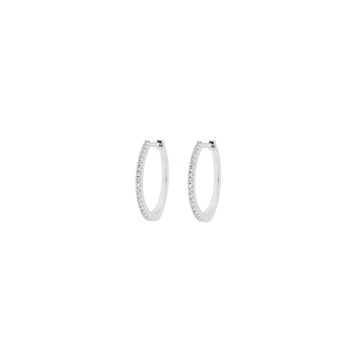 Diamond Hoop Earring