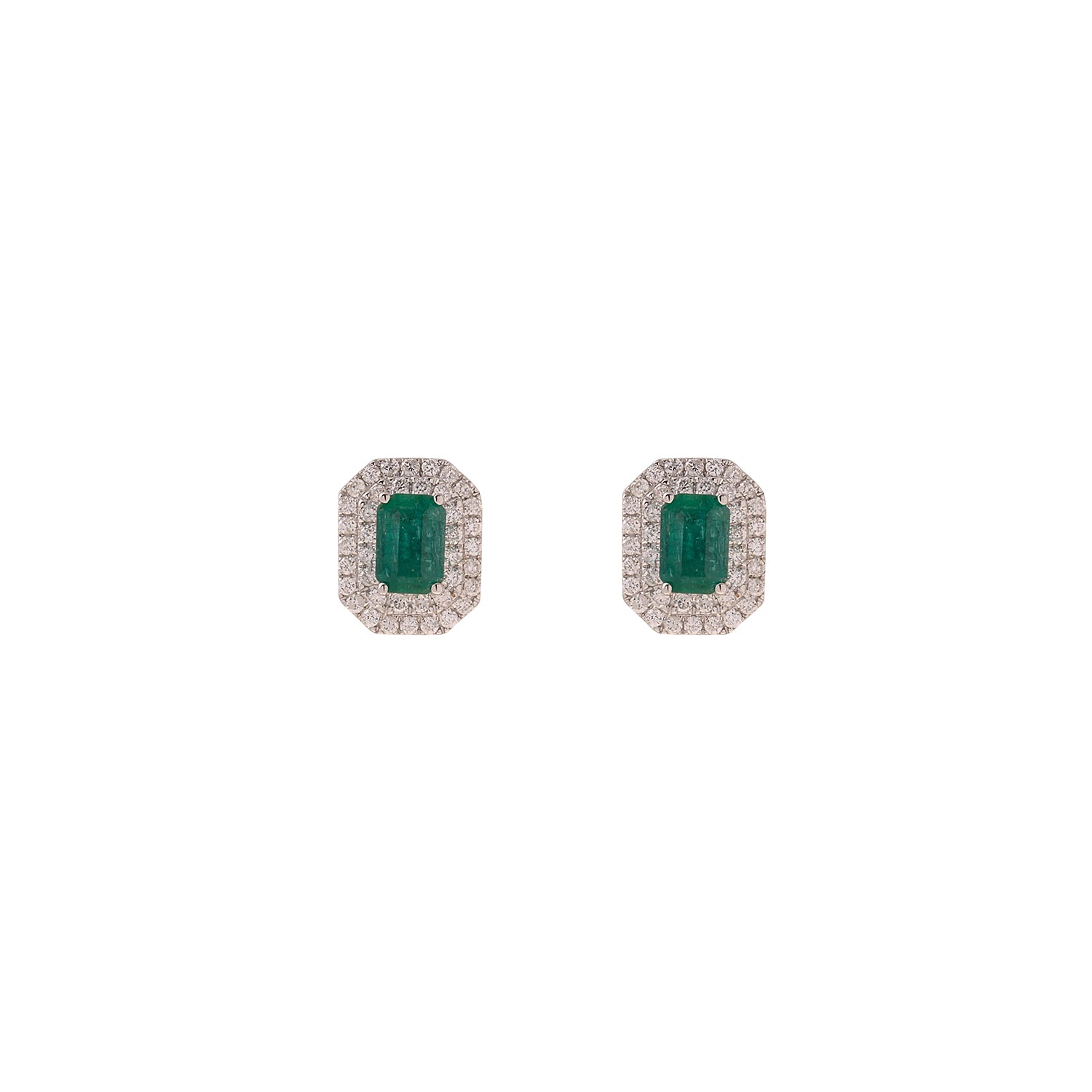 Emerald Earring. Diamond and emerald Earring. Diamond Earring. Anatol jewelry. Fine jewelry. Golden Hall. Kifissia. Vivid green emerald. Σκουλαρίκι με σμαράγδι. Σκουλαρίκι με διαμάντια και σμαράγδι. Σκουλαρίκι με μπριγιάν. Σκουλαρίκι με πράσινη πέτρα. Χρυσά κοσμήματα. Κοσμήματα Κηφισιά. Σκουλαρίκι καρφωτό. 