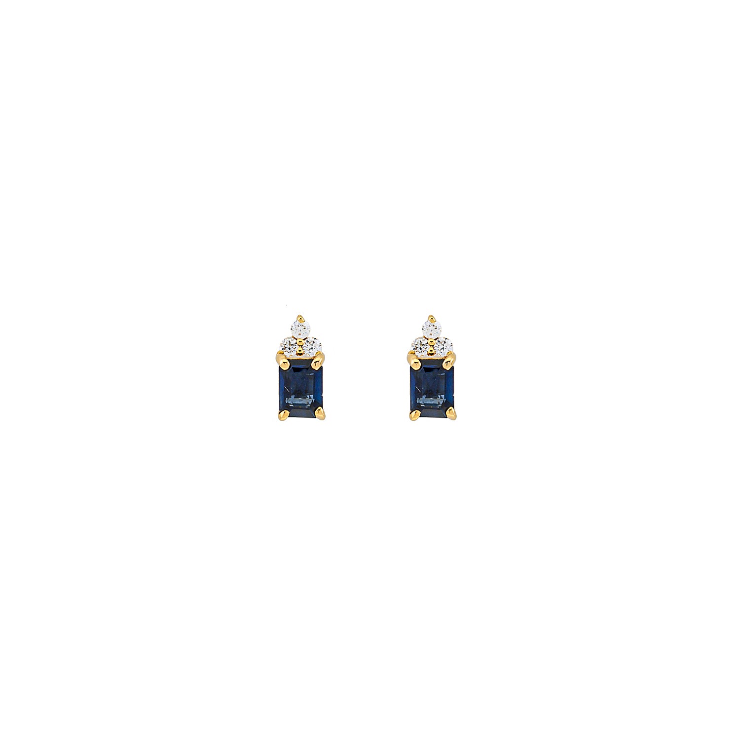 Sapphire Earring. Earrings. 18K gold earring. White Gold, yellow gold, rose gold. Perfect Gift. Earring gift. Fine jewelry. Anatol. Kifissia. Golden Hall. Σκουλαρίκι χρυσό. Σκουλαρίκι  με ζαφείρια. Σκουλαρίκι τρυπητό. Σκουλαρίκι με ζαφείρι. Σκουλαρίκι με διαμάντια. Athens. Κηφισιά. Σκουλαρίκι με μπριγιάν. 