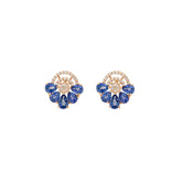 Sapphire Earring. Earrings. 18K gold earring. White Gold, yellow gold, rose gold. Perfect Gift. Earring gift. Fine jewelry. Anatol. Kifissia. Golden Hall. Σκουλαρίκι χρυσό. Σκουλαρίκι  με ζαφείρια. Σκουλαρίκι τρυπητό. Σκουλαρίκι με ζαφείρι. Σκουλαρίκι με διαμάντια. Athens. Κηφισιά. Σκουλαρίκι με μπριγιάν. 