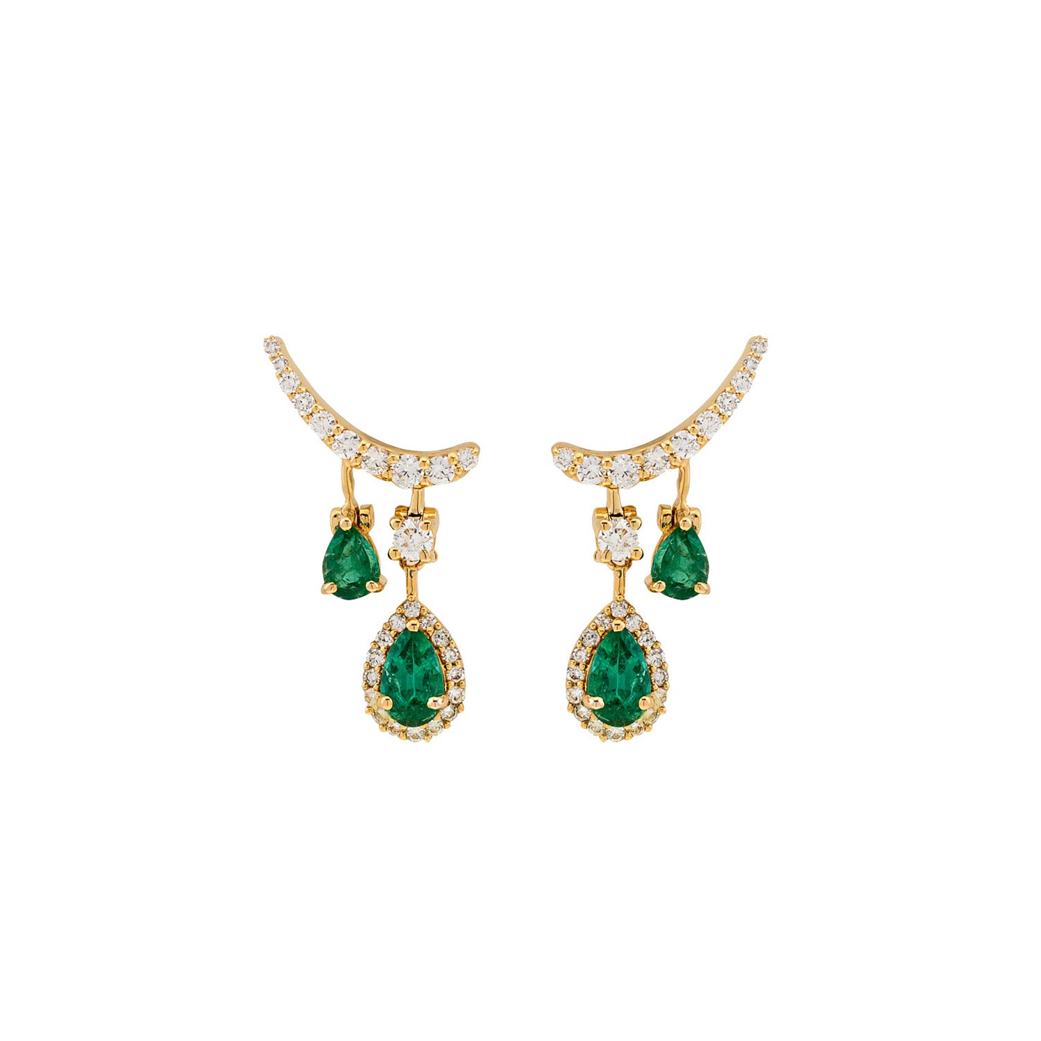 Emerald Earring. Diamond and emerald Earring. Diamond Earring. Anatol jewelry. Fine jewelry. Golden Hall. Kifissia. Vivid green emerald. Σκουλαρίκι με σμαράγδι. Σκουλαρίκι με διαμάντια και σμαράγδι. Σκουλαρίκι με μπριγιάν. Σκουλαρίκι με πράσινη πέτρα. Χρυσά κοσμήματα. Κοσμήματα Κηφισιά. Σκουλαρίκι καρφωτό. 