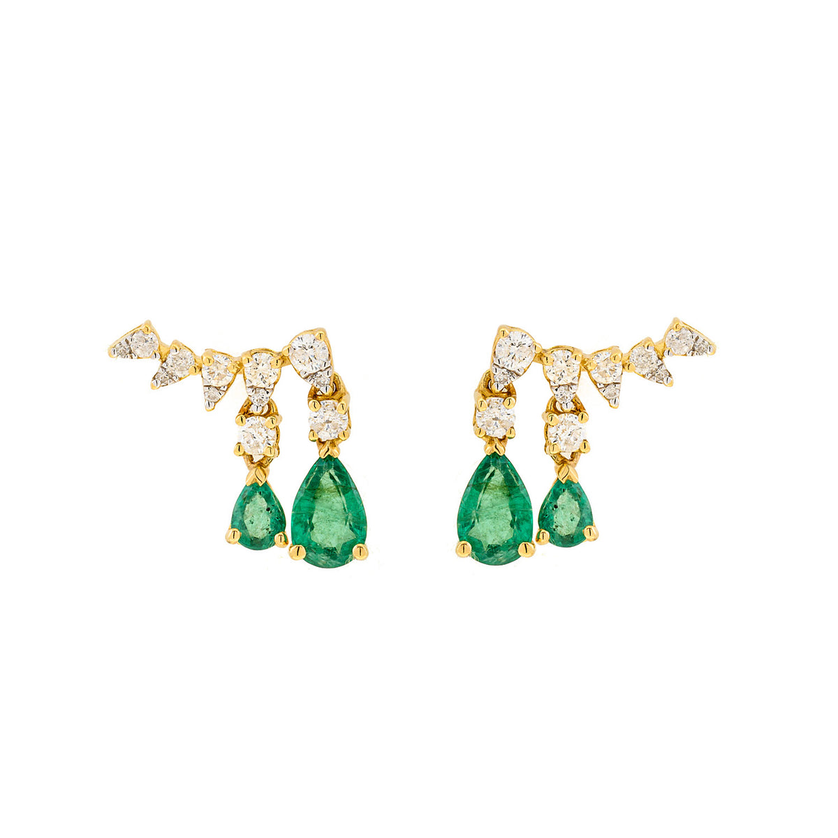 Emerald Drops Earring