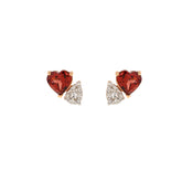 Diamond Earring. Heart Earring. Earring Gift. Charm Gift. 18K gold earring. 14K Gold earring. Sapphire earring. Ruby earring. White gold earring. Rose Gold earring. Yellow gold. Diamond heart. Chain Earring. Anatol Jewelry. Fine Jewelry. Golden Hall. Kifissia. Athens.