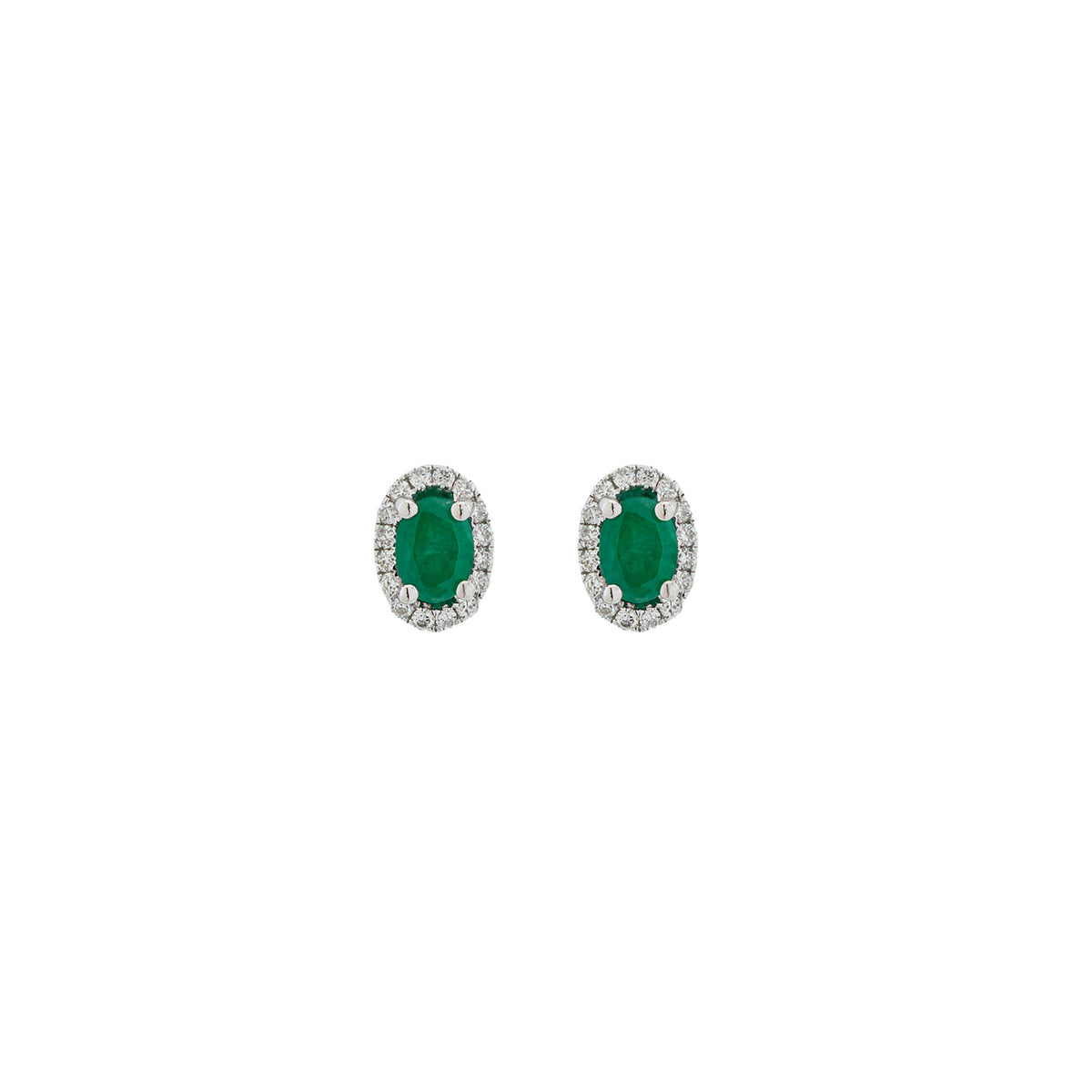 Emerald Earring. Gold and diamond earrings. Anatol. Evan Anatol. Golden Hall. Stud earring. 