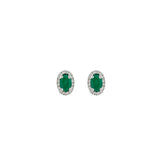 Emerald Earring. Gold and diamond earrings. Anatol. Evan Anatol. Golden Hall. Stud earring. 